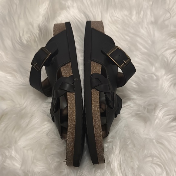 Women's Dark Brown Braided Sandals - Picture 5 of 10